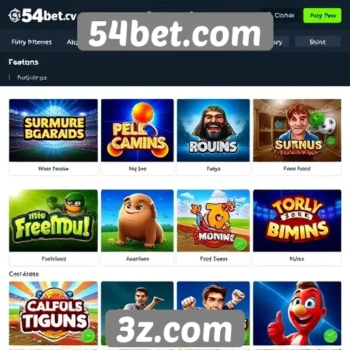 54bet.com oferece diversas opções de jogos online