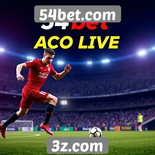 Apostas ao vivo no 54bet.com são populares